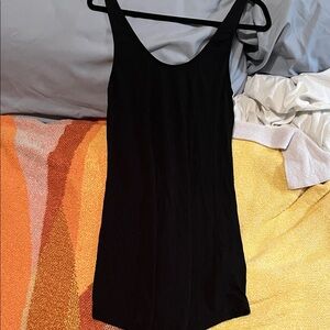 Hurley Black Scoop Neck Mini Dress
